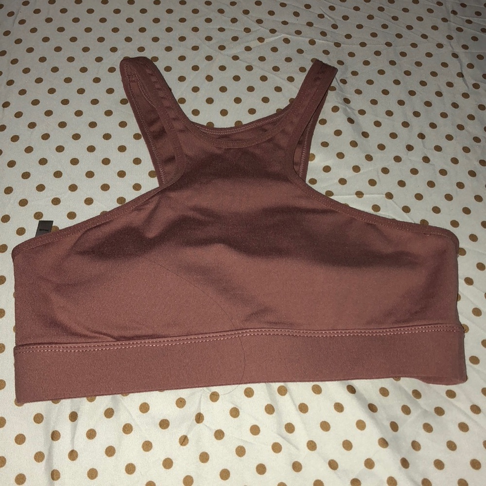 Mauve sports bra